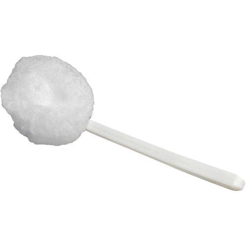 Bowl Swab Cleaning Brush, 12" L, Acrylic Bristles, White Absolute Business Supply