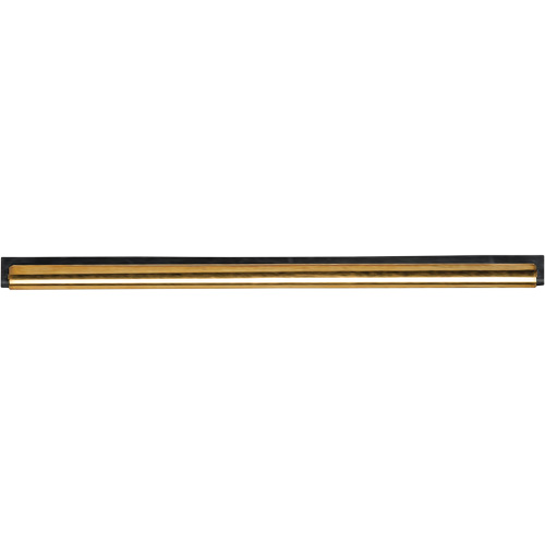 Window Squeegee Channel and Rubber, 18", Rubber, Brass Frame Absolute Business Supply
