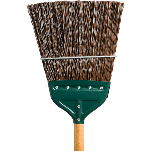 Track & Switch Broom, Wood Handle, Polypropylene Bristles, 52" L Absolute Business Supply