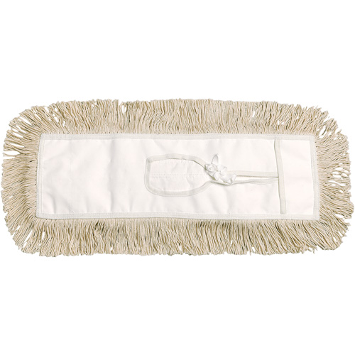 Vadrouille &agrave; &eacute;pousseter, Style &agrave; attacher, Coton, 36" lo x 5" la Absolute Business Supply