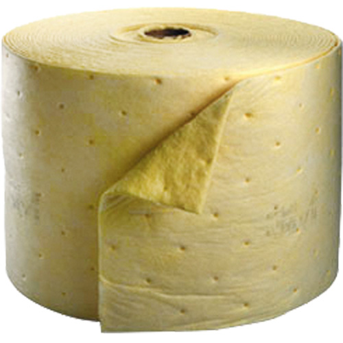 Chemical Sorbent Roll, Heavyweight, 150' L x 15.25" W, 35.9 gal Absorbancy Absolute Business Supply