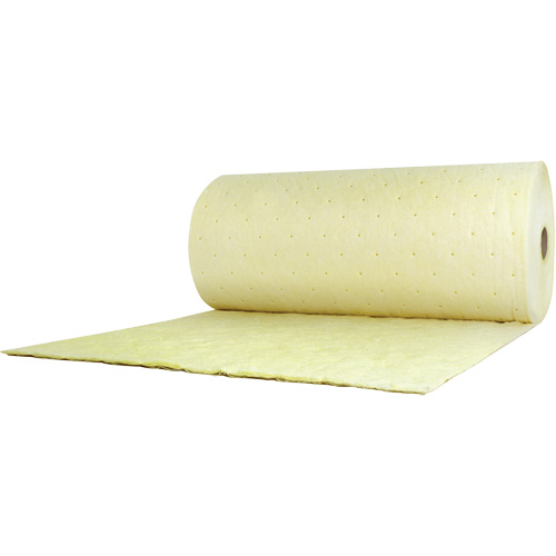 Chemical Sorbent Roll, Heavyweight, 150' L x 38" W, 89.4 gal Absorbancy Absolute Business Supply