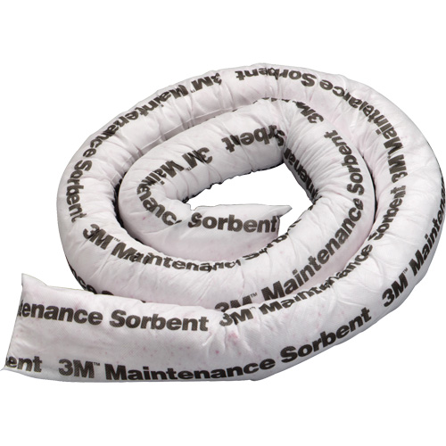 Maintenance Sorbent Mini-Boom, Universal, 8' L x 3" W, 15.6 gal Absorbancy Absolute Business Supply