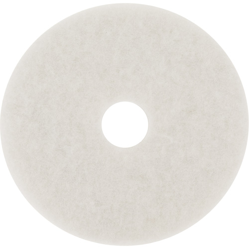 Floor Pad, 10", Buffing/Cleaning/Polish, White Absolute Business Supply