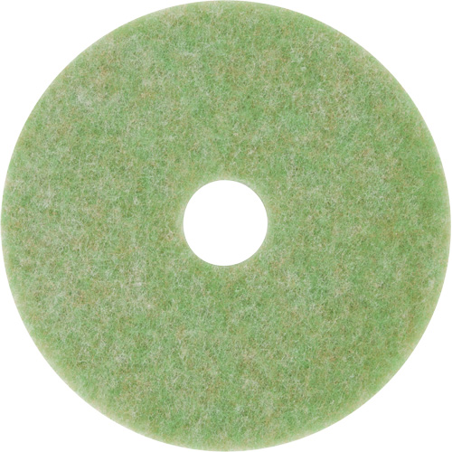 Natural Blend Pad, 12", Scrubbing, Green Absolute Business Supply