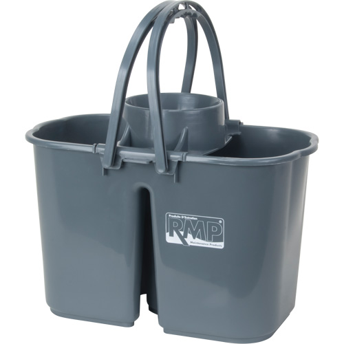 Seau et essoreuse pour vadrouille, Passoire, 3,75 gal. US (15 pintes), Gris Absolute Business Supply