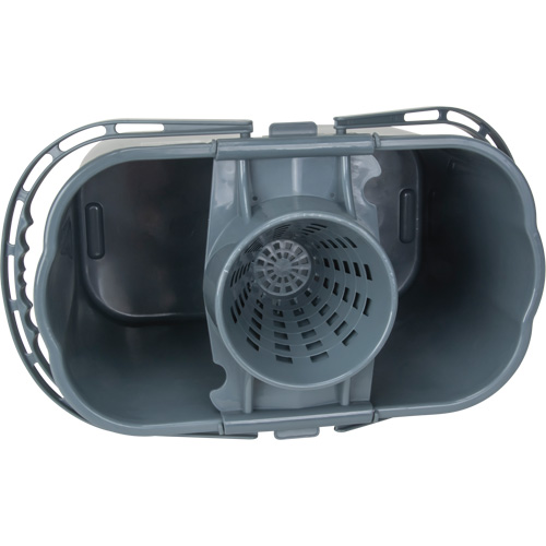 Seau et essoreuse pour vadrouille, Passoire, 3,75 gal. US (15 pintes), Gris Absolute Business Supply