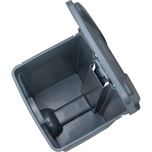 Poubelle &agrave; p&eacute;dale, Plastique, Capacit&eacute; 12 gal. US Absolute Business Supply