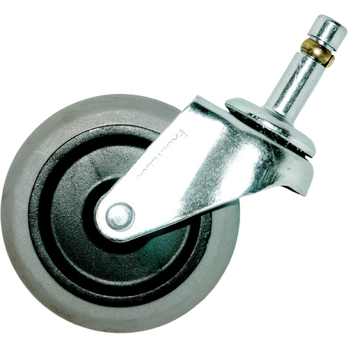 Roulette &agrave; tige pivotante de rechange pour socle roulant Absolute Business Supply
