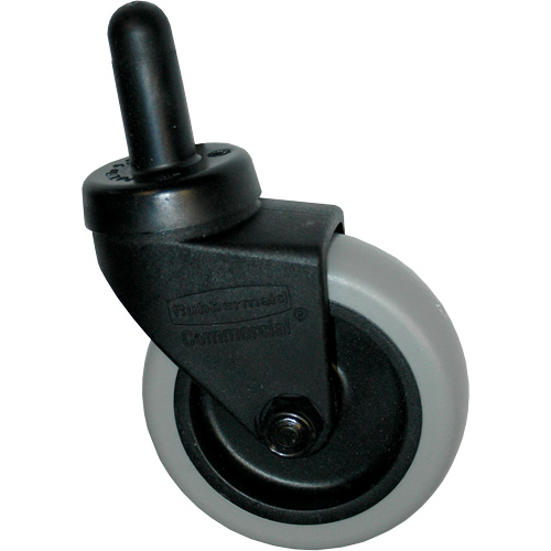 Roulette de rechange en plastique pour chariot &agrave; d&eacute;chets Absolute Business Supply