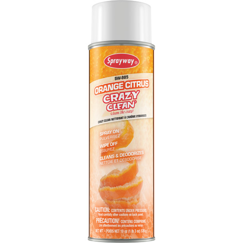 Orange Citrus Crazy Clean, 19 fl. oz., Aerosol Can Absolute Business Supply
