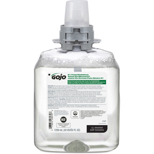 Savon pour les mains FMX-12 E1, Mousse, 1250 ml, Sans parfum Absolute Business Supply