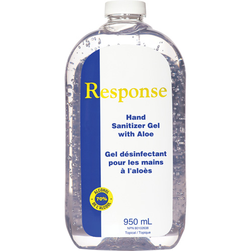 Gel d&eacute;sinfectant pour les mains &agrave; l'alo&egrave;s Response, 950 ml, Recharge, 70 % alcool Absolute Business Supply