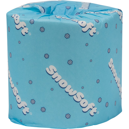 Snow Soft Premium Toilet Paper, 2 Ply, 500 Sheets/Roll, 145' Length, White Absolute Business Supply