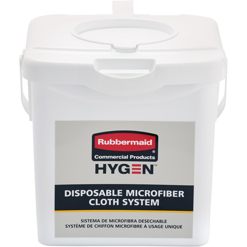 Seau de chargement pour chiffons microfibres, Blanc Absolute Business Supply