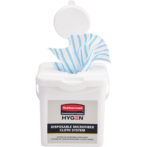 Seau de chargement pour chiffons microfibres, Blanc Absolute Business Supply