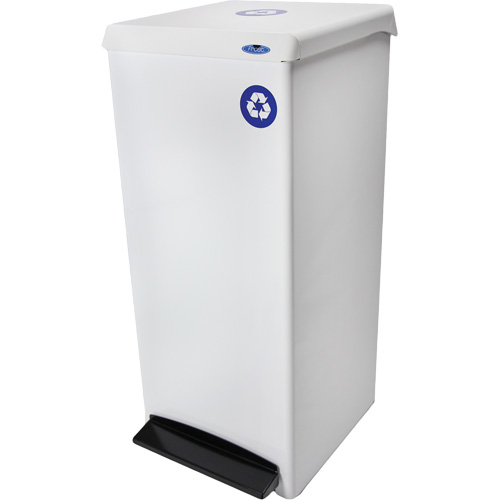Foot Operated Waste Receptacle, Steel, 25 US gal. Absolute Business Supply