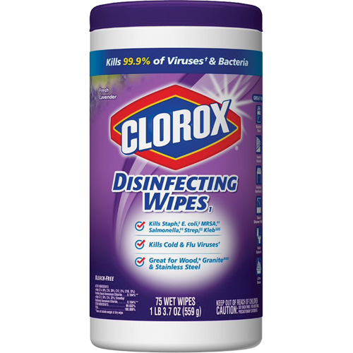 Lingettes d&eacute;sinfectantes, 75 lingettes Absolute Business Supply