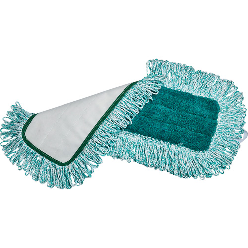 Tampon sec &agrave; frange, Style Boucles et crochets, Microfibre/Polyester, 36" lo x 5-3/4" la Absolute Business Supply