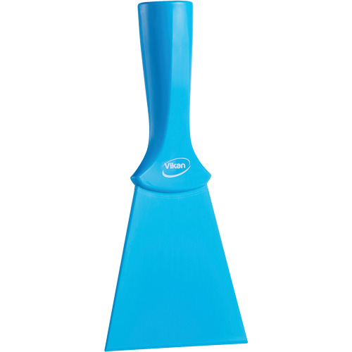 Grattoir en nylon avec poign&eacute;e filet&eacute;e, Bleu, 4" la x 8" lo Absolute Business Supply