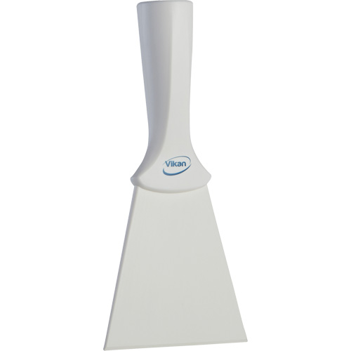 Grattoir en nylon avec poign&eacute;e filet&eacute;e, Blanc, 4" la x 8" lo Absolute Business Supply