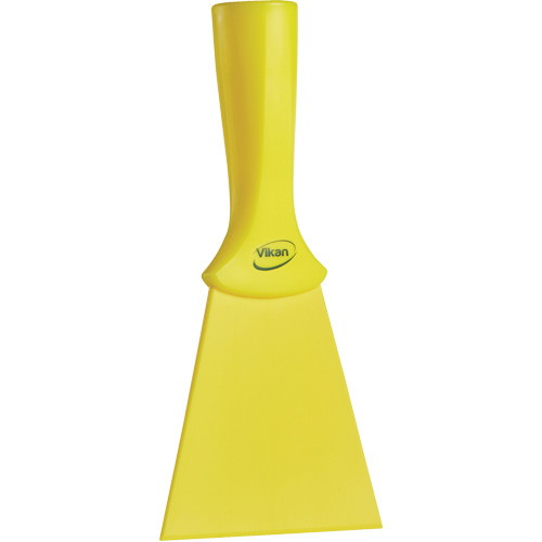 Nylon Scraper with Threaded Handle, Yellow, 4" W x 8" L Absolute Business Supply