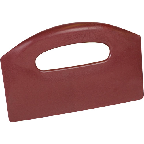 Grattoir de paillasse perceptible par d&eacute;tecteur de m&eacute;tal, Rouge, 8-1/2" la x 5-1/4" lo Absolute Business Supply