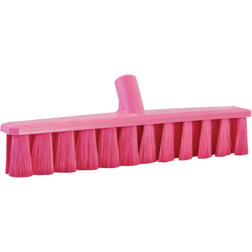 UST Soft Push Broom, Fine Bristles, 15-1/4", Polyester, Pink Absolute Business Supply