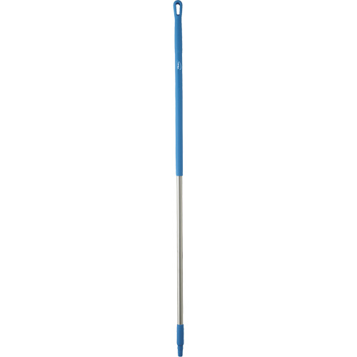 Handle, Broom/Brush/Pad Holder/Scraper/Squeegee, Blue, Ergonomic, 59" L Absolute Business Supply