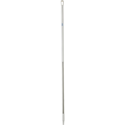 Handle, Broom/Brush/Pad Holder/Scraper/Squeegee, White, Ergonomic, 59" L Absolute Business Supply