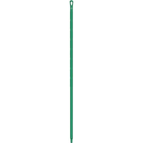 Ultra Hygiene Handle, Broom/Brush/Pad Holder/Scraper/Squeegee, Green, Ergonomic, 67" L Absolute Business Supply