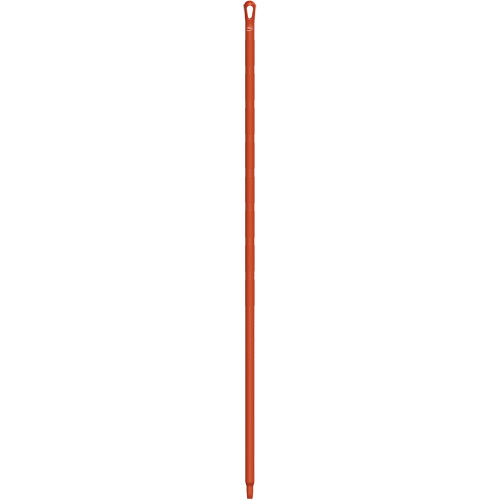Ultra Hygiene Handle, Broom/Brush/Pad Holder/Scraper/Squeegee, Red, Ergonomic, 67" L Absolute Business Supply