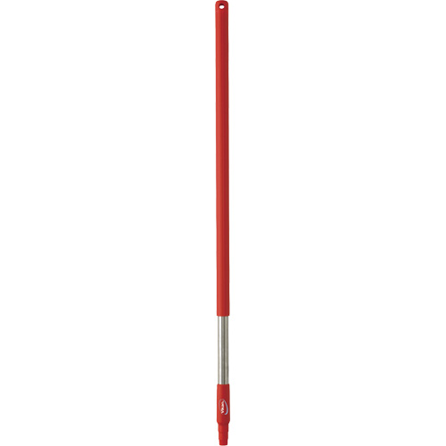 Handle, Broom/Brush/Pad Holder/Scraper/Squeegee, Red, Standard, 40" L Absolute Business Supply