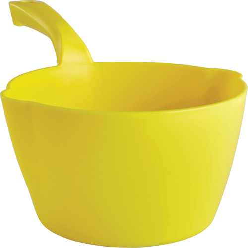 Pelle &agrave; main ronde, Plastique, Jaune, 64 oz Absolute Business Supply