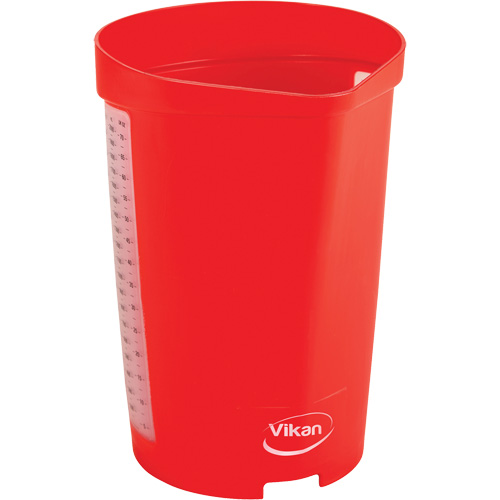 Cruche gradu&eacute;e, Plastique, Rouge, 65 oz Absolute Business Supply
