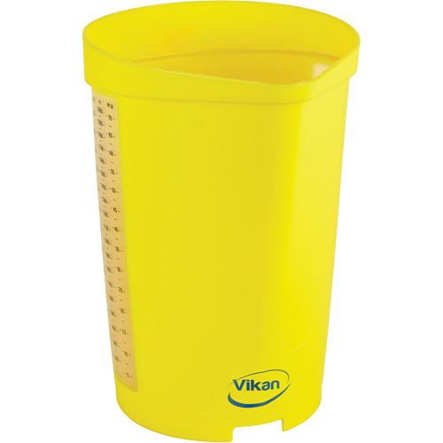 Measuring Jug, Plastic, Yellow, 65 oz. Absolute Business Supply