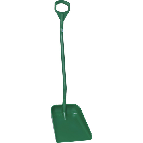 Pelle ergonomique &agrave; grande lame, Longueur de 51", Plastique, Vert Absolute Business Supply