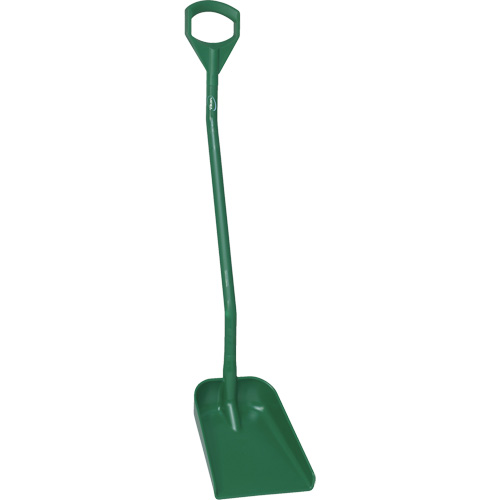 Pelle ergonomique &agrave; lame r&eacute;duite, Longueur de 50", Plastique, Vert Absolute Business Supply