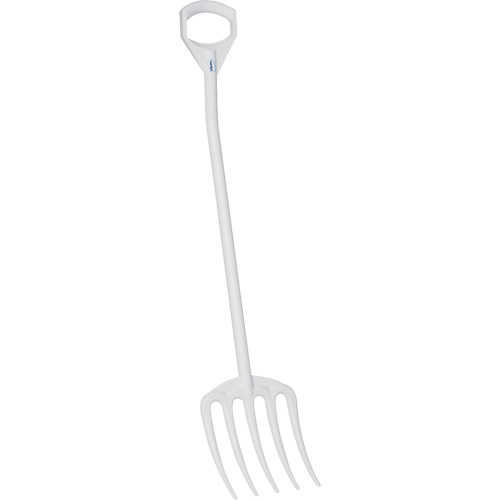 Fourche hygi&eacute;nique, Longueur de 49", Plastique, Blanc Absolute Business Supply