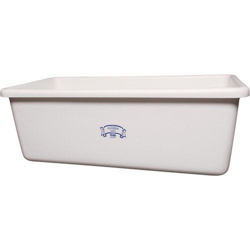 Bac de rangement et transport, Plastique, Blanc Absolute Business Supply