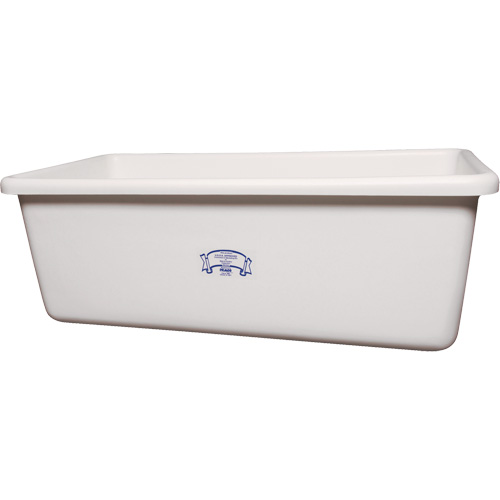 Bac de rangement et transport, Plastique, Blanc Absolute Business Supply