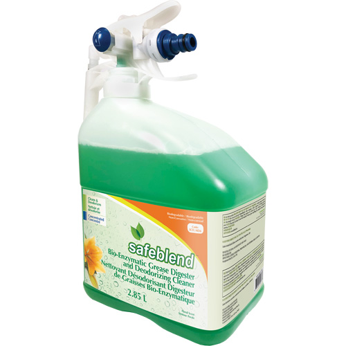 Produit d&eacute;graissant concentr&eacute; &agrave; base denzyme et nettoyant d&eacute;sodorisant, Cruche Absolute Business Supply