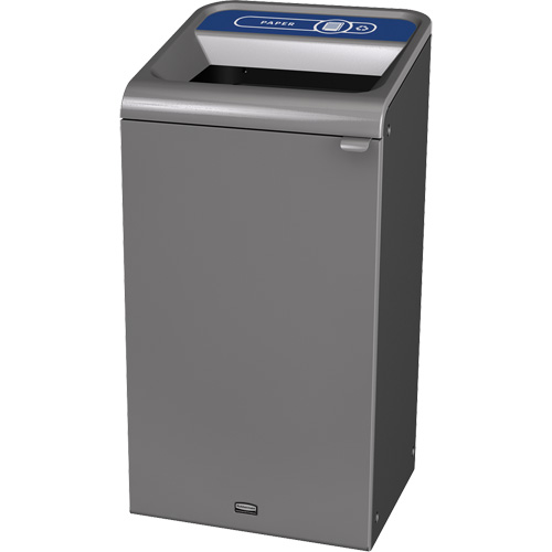 Configure Paper Waste Container, Bulk/Curbside/Deskside, Steel, 23 US gal. Absolute Business Supply
