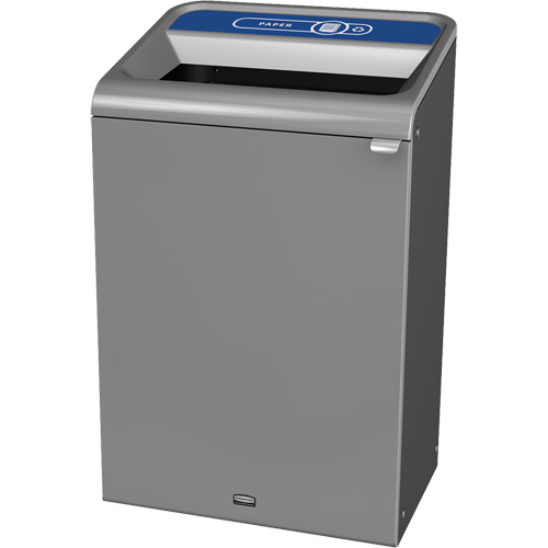Configure Paper Waste Container, Bulk/Curbside/Deskside, Steel, 33 US gal. Absolute Business Supply