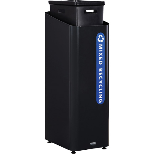 Bac de recyclage mixte Sustain, Vrac, Plastique, 15 gal. US Absolute Business Supply