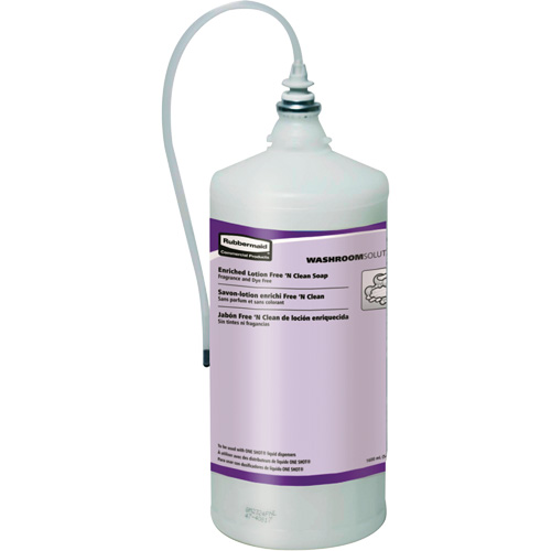 OneShot&reg; Dye & Fragrance Free Lotion Hand Soap Refill, Cream, 1600 ml, Unscented Absolute Business Supply