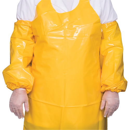 Manchettes Top Dog, 18", Polyur&eacute;thane, Jaune Absolute Business Supply