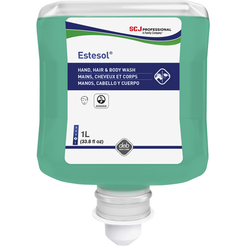 Nettoyant pour les mains, les cheveux et le corps Estesol, 1 L, For&ecirc;t tropicale, Cartouche en plastique Absolute Business Supply