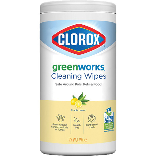 GreenWorks Cleaning Wipes, 75 Wipes Absolute Business Supply