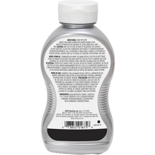 Nettoyant &agrave; mains, Gel/Pierre ponce, 295,74 ml, Bouteille, Cerise Absolute Business Supply